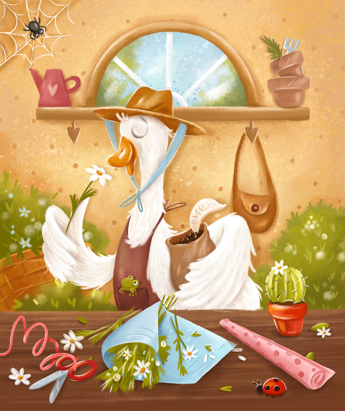 В цветочной лавке