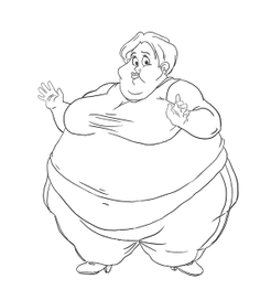 набросок толстушки!!!