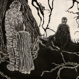 Человек у стены