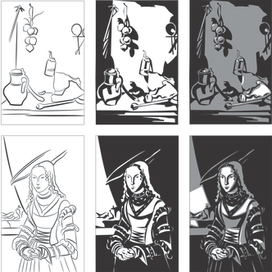 Линия-пятно. Разбор живописных полотен.