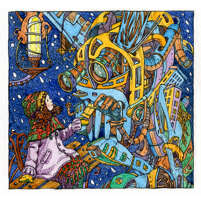 "Билетик на Счастье" - иллюстрация