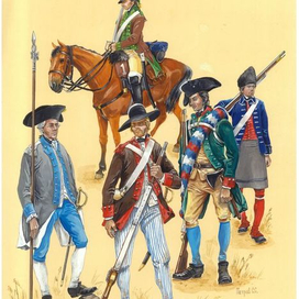 Континентальная армия США 1775-1783гг.