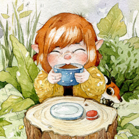 Акварельные иллюстрации