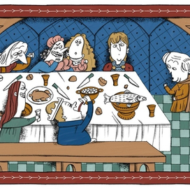 Иллюстрация "Страдающее средневековье"