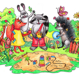 Иллюстрация к детской книге