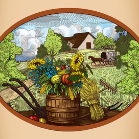 Сельский пейзаж