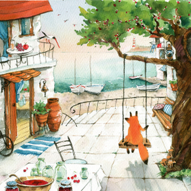 И когда был маленький, Лис любил смотреть на море