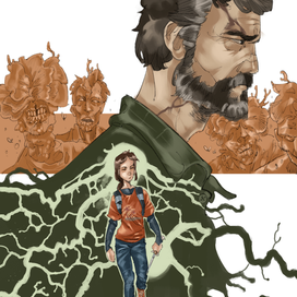 арт по игре The Last Of Us