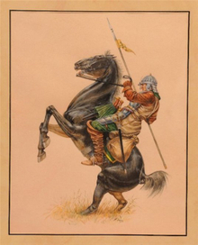 Конный копейщик, полк "нового строя". 17-й в.