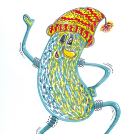 ЧУДик Весёлый огуречик