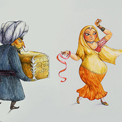 герои сказки "Калиф Аист" В. Гауфа