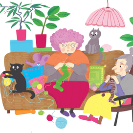 Хитрые старушки. Стихи Эммы Мошковской