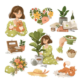 Стикерпак Весенний 