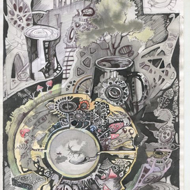 "Чай с лимоном и суп рыбный"