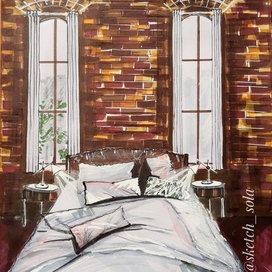 Скетч маркерами