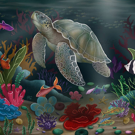 Иллюстрация «Подводный мир» 