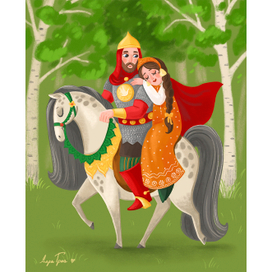 Богатырь и княжна