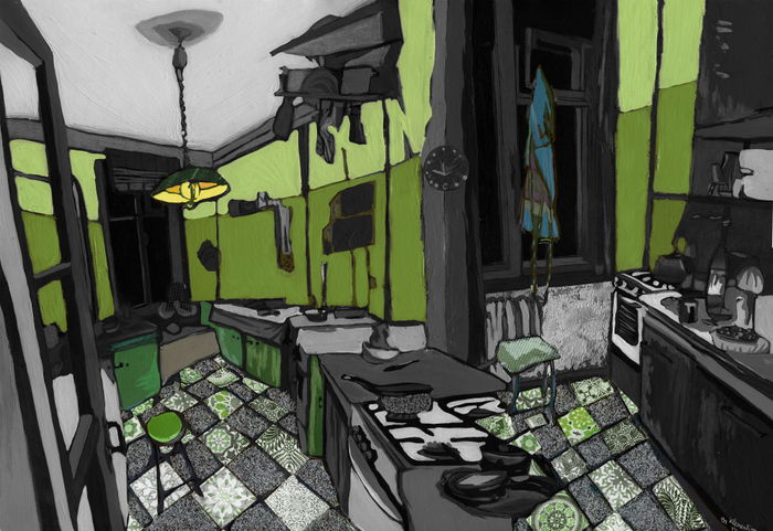 Кухня общежития