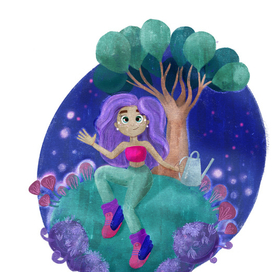 Бренд-персонаж для ArtCosmosSchool