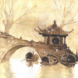 копия с работы китайского художника Сян Минь Цзен