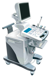 УЗИ-сканер, векторная иллюстрация