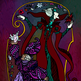 Сон на закате мира магии - концепт