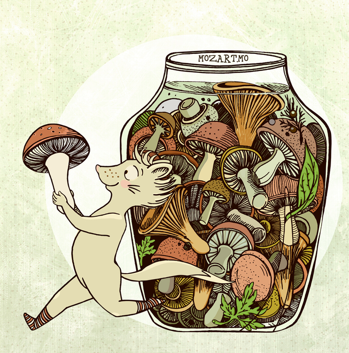 Грибной воришка