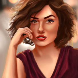 портрет девушки