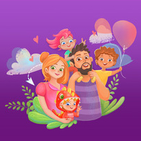  Иллюстрация для детского образовательного приложения