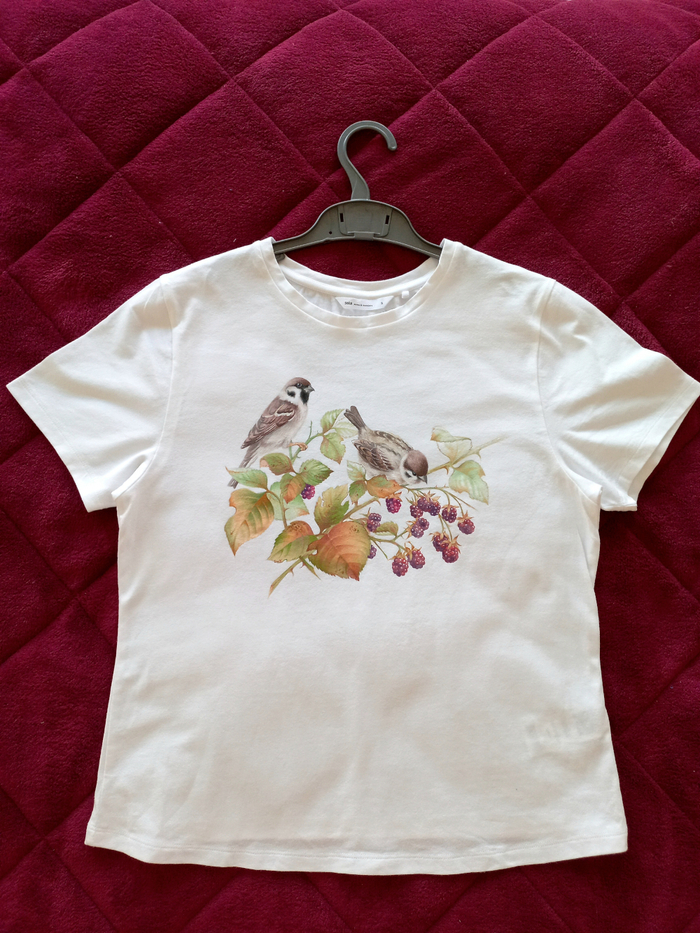 Футболка  "Воробушки "