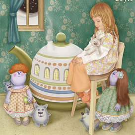 Обложка сказки "Варвара и волшебный стул"