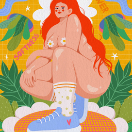 Серия иллюстраций Нимфы