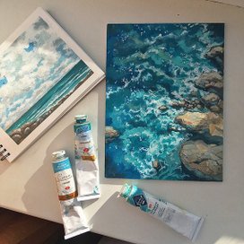 Море маслом