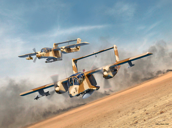 Desert Storm (box art for ICM)