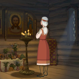 сцена в церкви