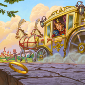 Выпало колечко