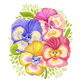 Коты-анютины глазки