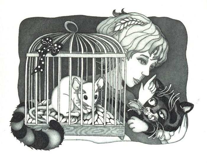 Мышка в клетке