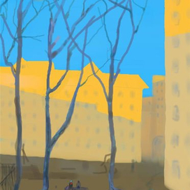 Весенний двор