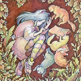 Коты в осенней спячке. 