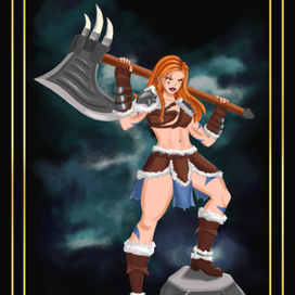 Персонаж и UI для мобильной игры