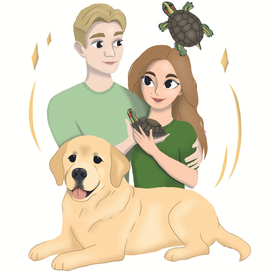 Иллюстрация на толстовку 