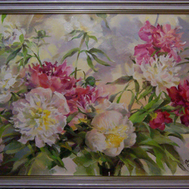 Букет пионов