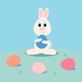 Кролик и яйца