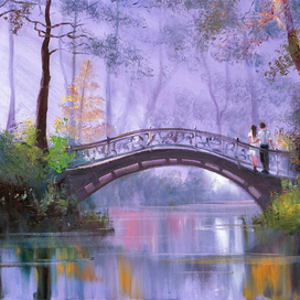 На изящном мосту