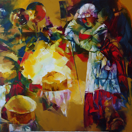 Задумчивая булочница