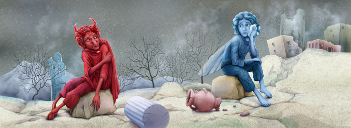 иллюстрация к детской книжне Nothing Kingdom 8