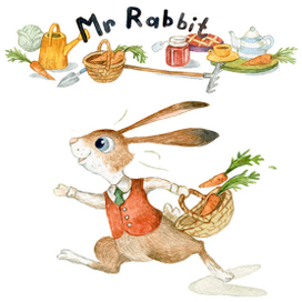 Куда спешит кролик?