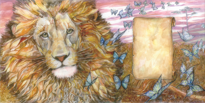 Домбай. Лев.