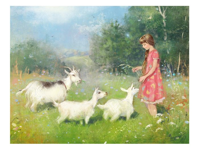 "Далеко-далеко на лугу пасутся ко.."